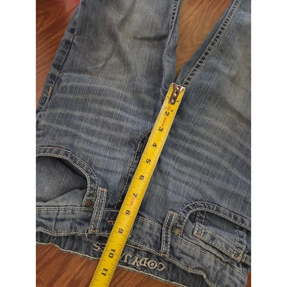 Cody James Boys Blue Denim Jeans Size 16 Medium Wash Adjustable Waist Bootcut